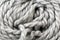 Gray Yarn Texture Close Up