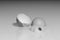 Grayscale illustration of a broken egg and an eyeball come out of it