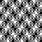 Grayscale, monochrome mosaic texture, seamlessly repeatable patt