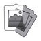 grayscale pictures photos icon