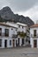 Grazalema, Andalusian pueblo blanco, white village in Spain, city view