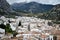 Grazalema, Andalusian pueblo blanco, white village in Spain, city view