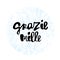 Grazie mille hand lettering phrase