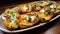 Greasy and indulgent loaded potato skins