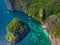 Great aerial view of Phi Phi islands. Thailand