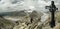 The Great Aletsch glacier seen from Eggishorn