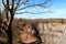 Great America Velka Amerika - Czech Grand Canyon. The partly flooded, abandoned limestone quarry near Morina village.