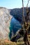 Great America Velka Amerika - Czech Grand Canyon. The partly flooded, abandoned limestone quarry near Morina village.