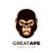 Great Ape Creative Cartoon Logo Design