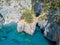 Great Arch, Aerial View, Arch Rock, Arco Magno and Beach, San Nicola Arcella, Cosenza Province, Calabria, Italy