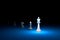 Great authority (chess metaphor). 3D render illustration. Free s