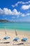 Great Bay beach - Philipsburg Sint Maarten - Caribbean tropical island