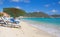 Great Bay beach - Philipsburg Sint Maarten - Caribbean tropical island