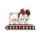 GREAT BOER GOAT STANDING LOGO