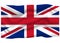 Great Britain Flag Icon. National Flag Banner. Cartoon Vector illustration