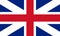 Great Britain Flag King`s Colours. Civil and State Ensign 3D ill