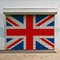 Great Britain flag on shop door