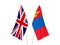 Great Britain and Mongolia flags