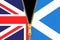 Great Britain and Scotland, exit referendum concept