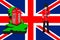 Great Britain travel symbols and design