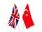 Great Britain and Turkey flags