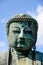 Great Buddha Kamakura close-up, blue sky