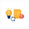 Great business plan flat icon