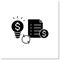 Great business plan glyph icon
