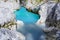 Great canyon of Soca river, Slovenia