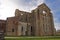 The great Circestan Abbey of San Galgano in Tuscany, Italy