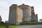 The great Circestan Abbey of San Galgano in Tuscany, Italy