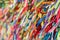 .Great colorful background of the famous ribbons of Senhor do Bonfin, Salvador Brazil