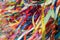 .Great colorful background of the famous ribbons of Senhor do Bonfin, Salvador Brazil