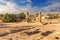 The great Colossal statues near Mortuary Temple of Thutmose III, Luxor, Egypt