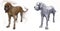 Great Dane (German Mastiff) - An hand drawn vector illustration