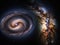 The Great Divide: Spiral Galaxy\\\'s Cosmic Rift