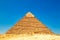 Great Egyptian pyramids. Pyramid of Khafre