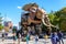 The Great Elephant giant puppet wandering in Nantes, France