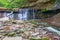 Great Falls of Tinkers Creek in Viaduct Park.Bedford.Ohio.USA