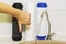 Great filters to purify your drinking water an image isolated in the kitchen interior