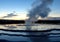 Great Fountain Geyser at Sunset