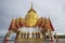 Great golden pagoda of Wat Prong Arkad in Amphoe Bang Nam Priao,Chachoengsao Province,Thailand.