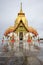 Great golden pagoda of Wat Prong Arkad in Amphoe Bang Nam Priao,Chachoengsao Province,Thailand.