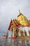 Great golden pagoda of Wat Prong Arkad in Amphoe Bang Nam Priao,Chachoengsao Province,Thailand.