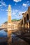 Great hassan II mosque and reflection