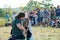 Great Horned Owl at Raptor Release