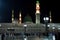 The Great Islamic Mosque in Saudi. The Mosque of The Prophet Muhammad In Medina. Al-Masjid Al-Nabawi.