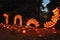 The Great Jack O`Lantern Blaze in Croton-on-Hudson in New York