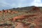 Great Kiva and Pueblo Ruins, Wupatki National Monument, Arizona, USA