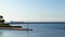 Great lakes iron ore freighter ship on Lake Superior in Minnesota.